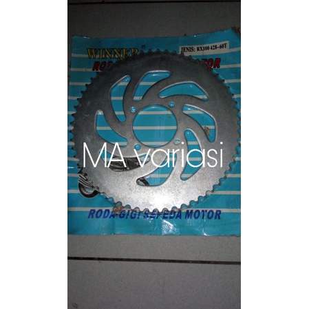 Gir roda belakang yamaha RXK RXS Fzr vega 60T