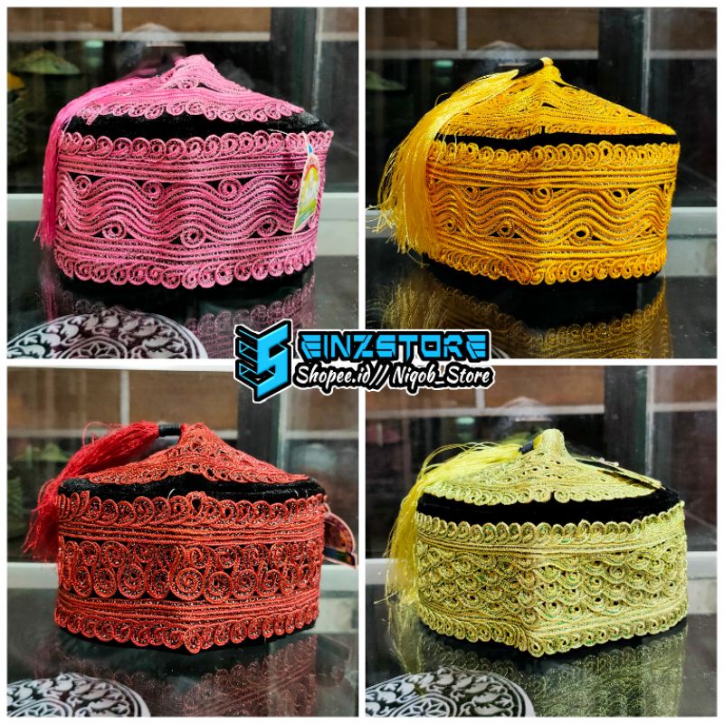 Peci Sultan Pakistan Bangladesh Peci Gus Temboro sholat bandul tali