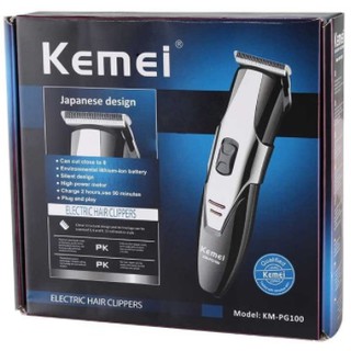  Mesin  clipper alat cukur  rambut  KEMEI PG100 charger 