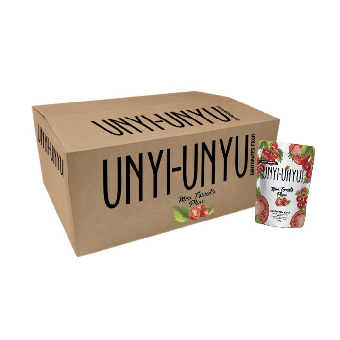 

UnyiUnyu Dehydrated Fruit Mini Tomato Plum 50 Gr – 1 Karton 24 Pcs