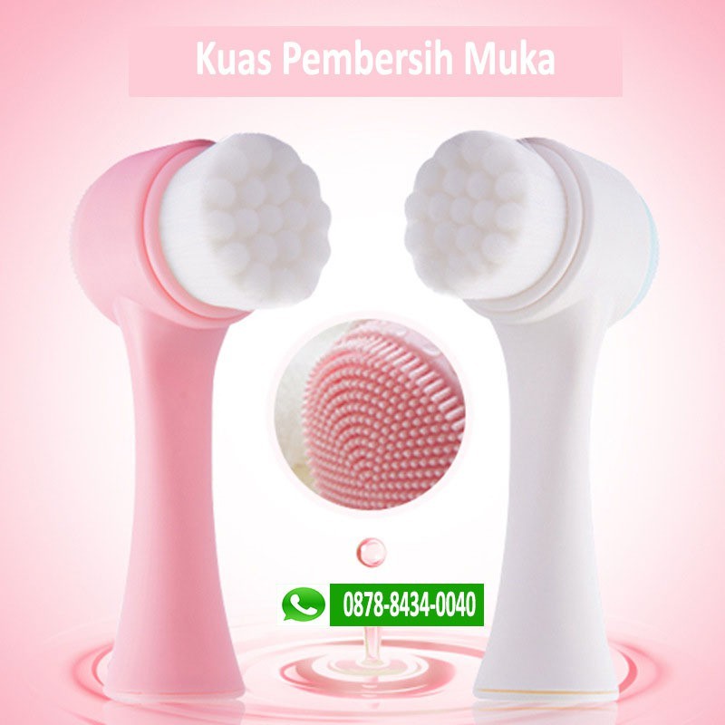 Sikat/Brush Pembersih Wajah/Facial Brush 3D/Pembersih Muka Lembut