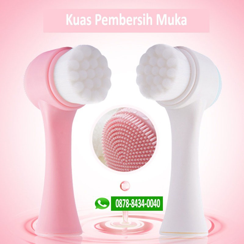 Sikat/Brush Pembersih Wajah/Facial Brush 3D/Pembersih Muka Lembut