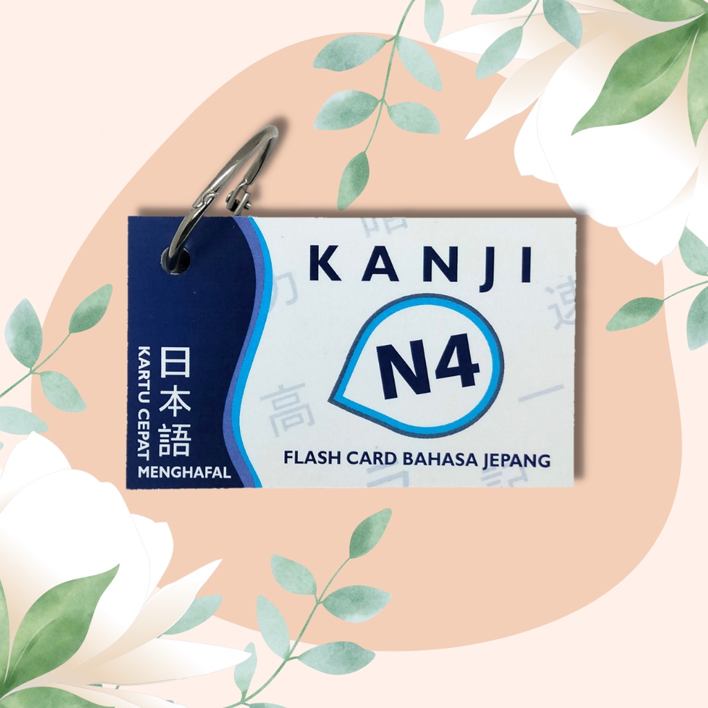 Mr.Y KANJI JLPT N4/ JFT Basic A2/ Natt Test Flash card bahasa jepang