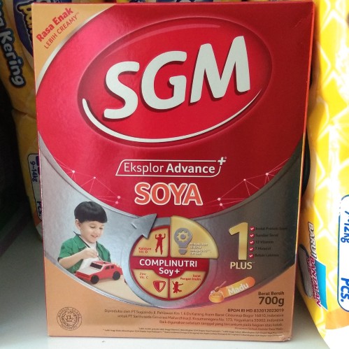 SGM Eksplor Advance SOYA 1 plus Madu 700 gram