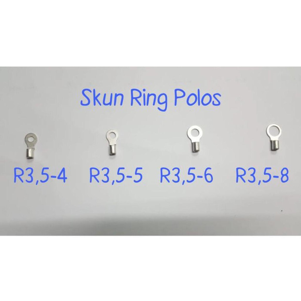 Skun Kabel Ring O Non Isolated 3.5-10/ Skun VR 3.5-10POLOS / Skun 4mm / Skun Polos 3.5-10/Skun Bulat