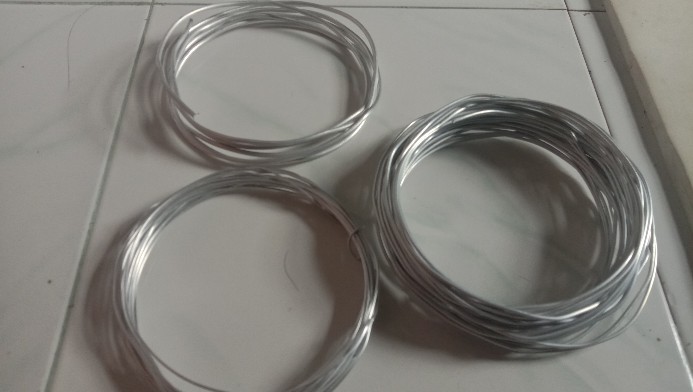 Kawat Aluminium 3mm Ecer Per Meter