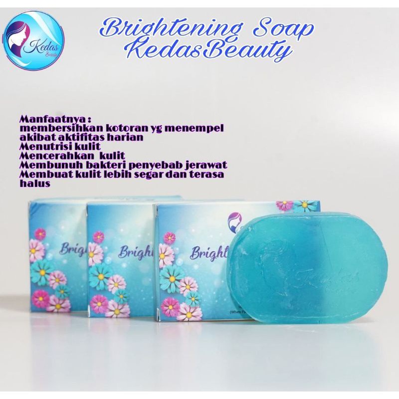 KEDAS BEAUTY ORIGINAL/SABUN MUKA DN BADAN/SABUN PEMUTIH/SABUN AMPUH KULIT PUTIH-SABUN KEDAS