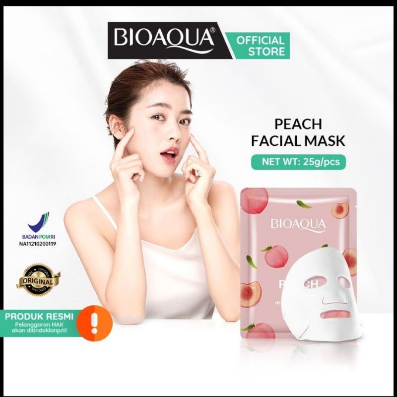 COD MAKASSAR BIOAQUA SHEET MASK MASKER BIOAQUA MASKER TISSUE WAJAH SACHET MASKER BIOAQUA ORIGINAL MA