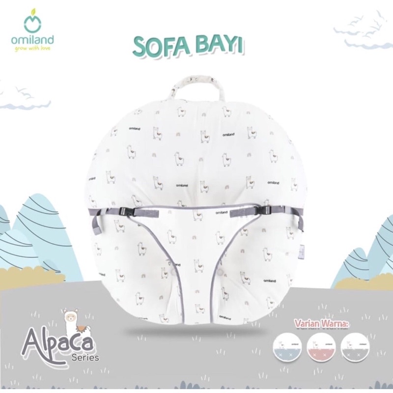 Omiland Sofa Bayi Multifungsi (ada gasper ) Motif Alpaca Series - OB 40201