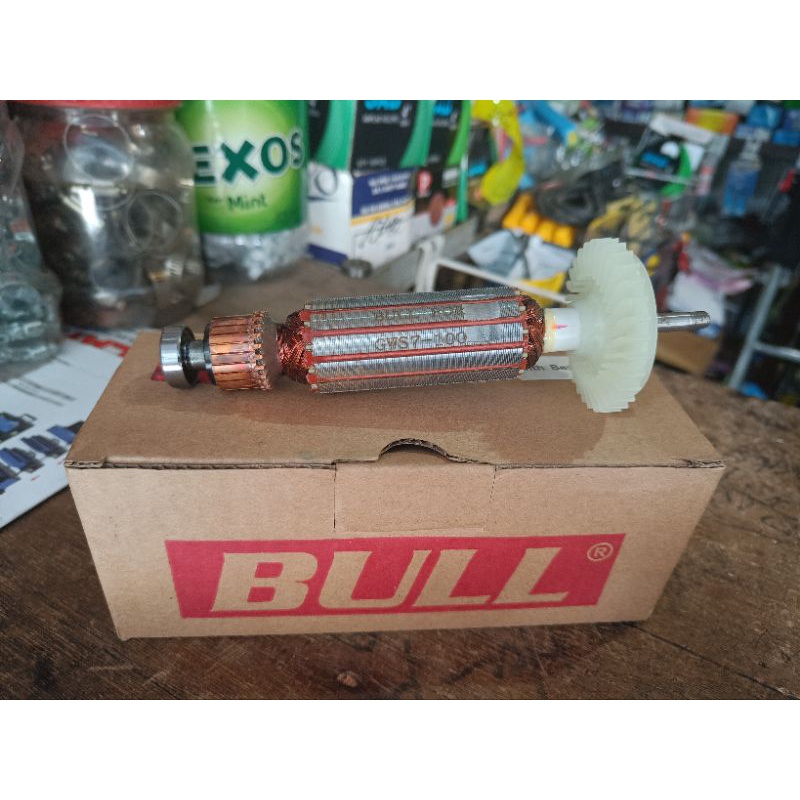 Bull Armature Gws7-100 Armature Gws7-100 For Mesin Gerinda Bosch GWS 7-100