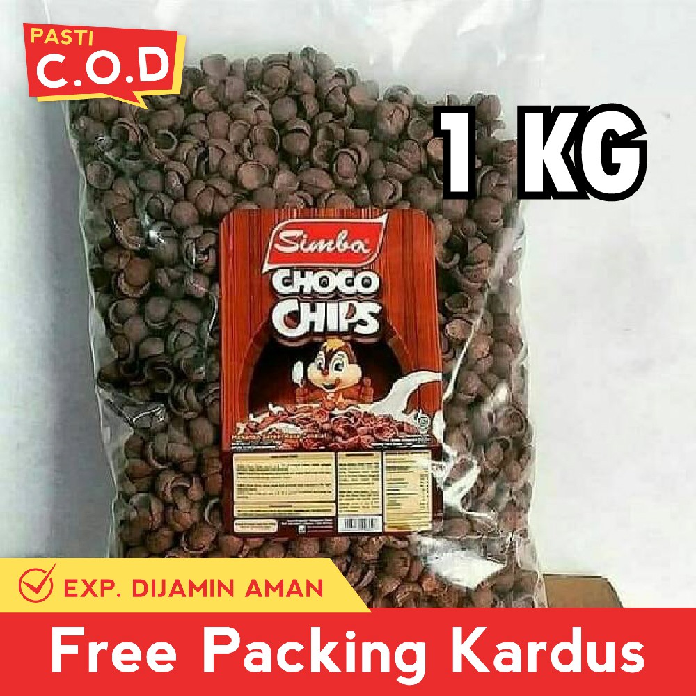 

SNACK KILOAN KOKO KRUNCH CRUNCH CHOCO CHIPS 1 KG GRAM MAKANAN RINGAN CAMILAN JAJANAN