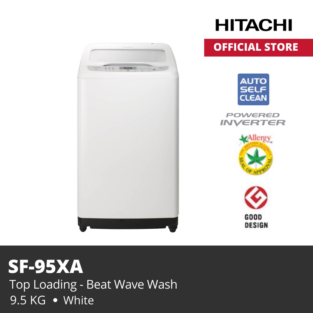 Mesin cuci hitachi  SF-95XA 9,5 Kg Top Loading