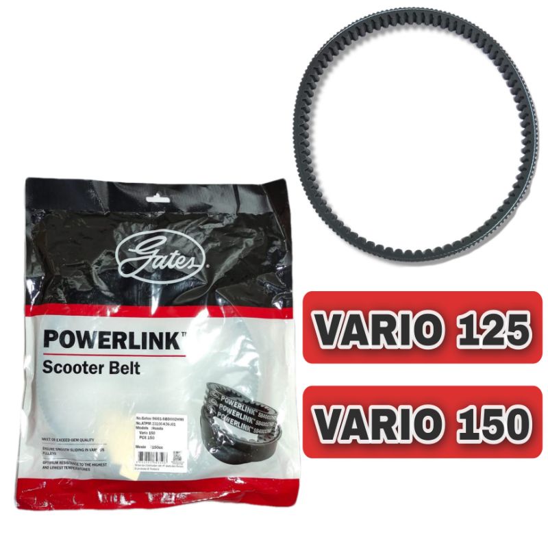 VBELT GATES VANBELT VARIO 125 VARIO 150 ORI GATES RACING U.S