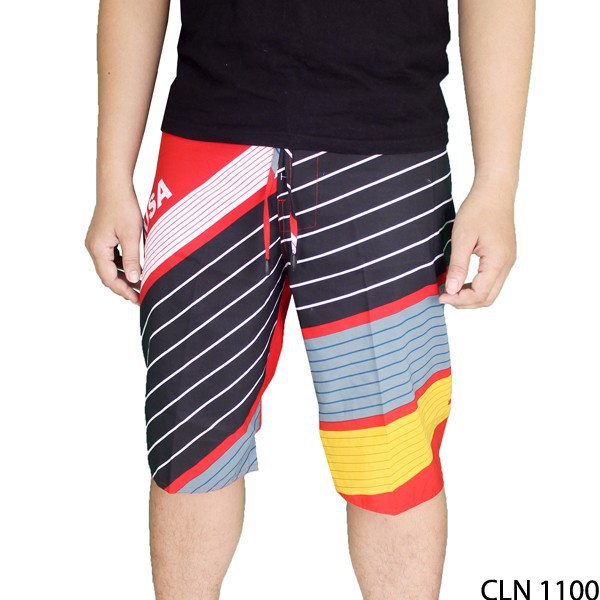 Celana Pantai Pria Casual Polyester Hitam – CLN 1100