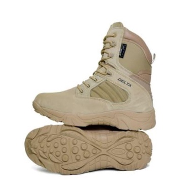 Delta Force Sepatu Boots Kulit Import Dessert 516 Tinggi 8 Inch