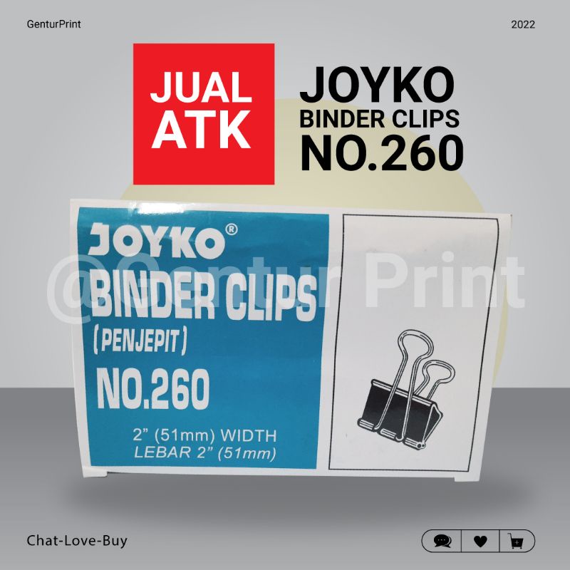 

Joyko Binder Clip (no.260,155,105)