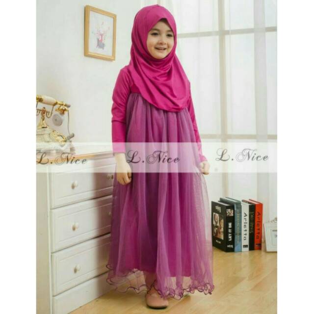 L Nice Gamis Magenta (BIG)