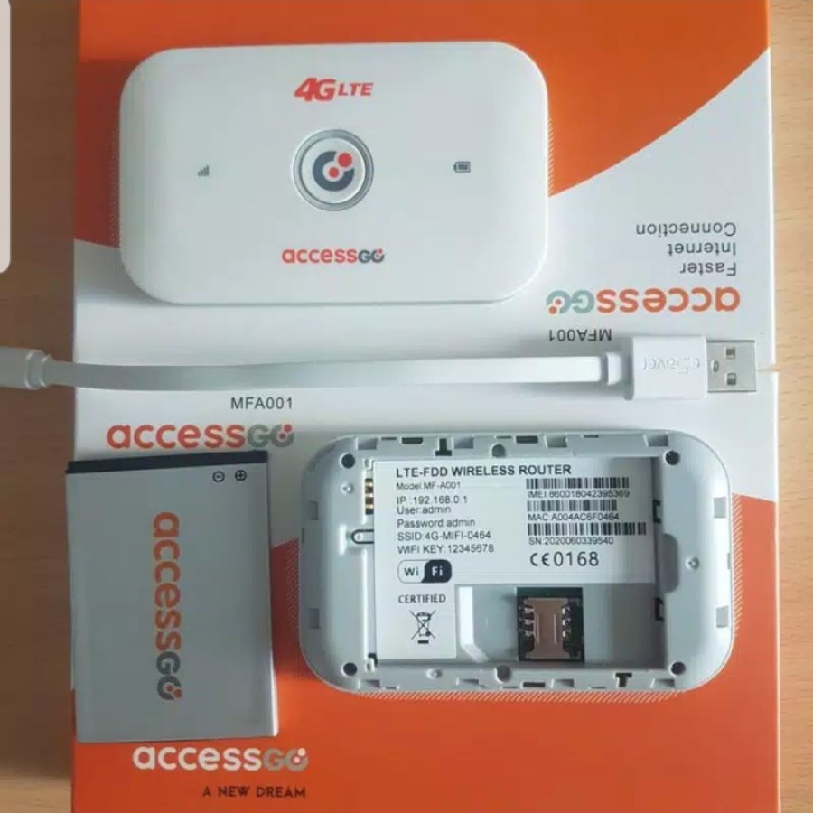 AccessGo Modem MIFI 4G All Operator GSM MFOO1