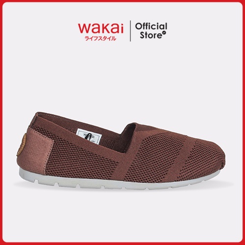 Wakai – Sepatu Wanita – Core Knit – Brown