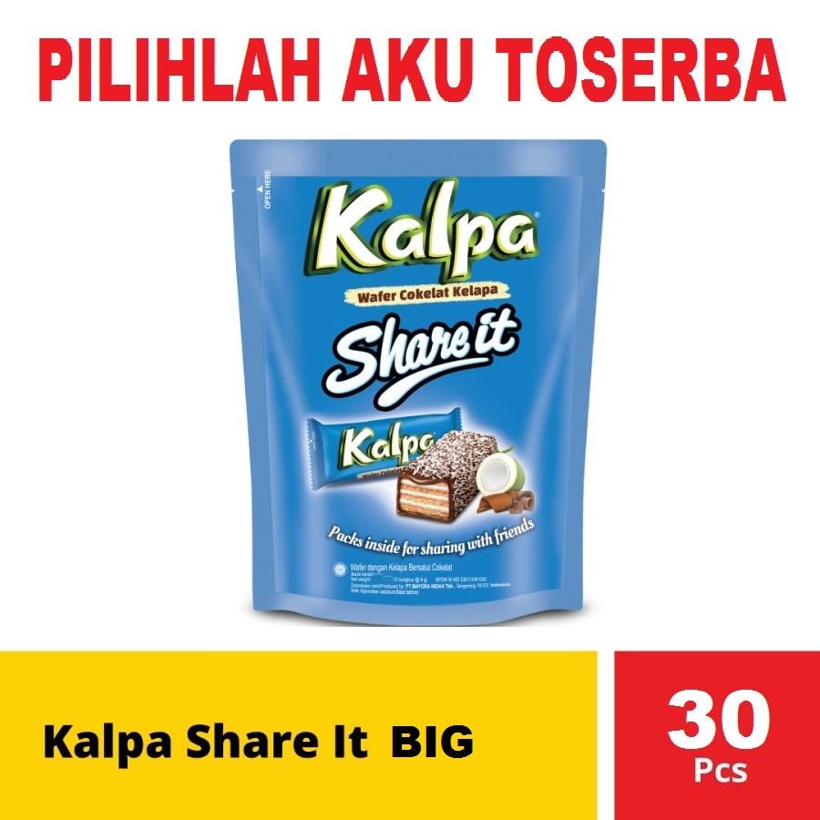 Kalpa THE BIG Share It Pouch - isi 30 pcs (HARGA SATUAN POUCH)