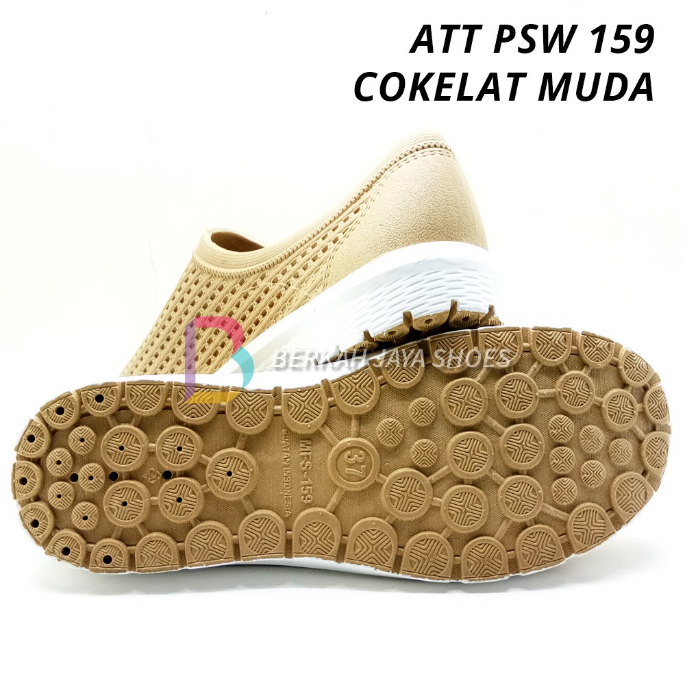 Sepatu Wanita - Sepatu Karet Wanita - Sepatu Slip On Karet Wanita ATT PSW 159 - Anti Air &amp; Anti Slip