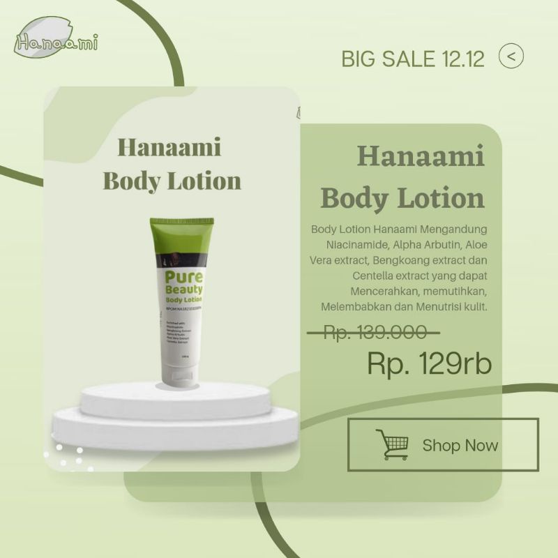 PROMO Diskon 12.12 HANBODY WHITENING KULIT. PUTIH/HB WHITENING/BODY SERUM MURAH/HB CEPAT PUTIH HANAA