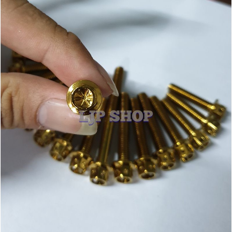 BAUT PROBOLT BLOK MESIN RX KING FLOWER