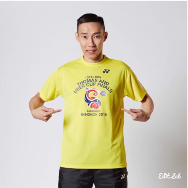 Kaos T-Shirt Thomas And Uber Cup 2018 Cotton Combed 30s