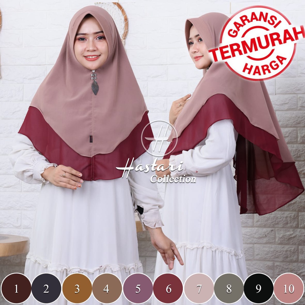 JILBAB Kerudung  KHIMAR syari APLIKASI