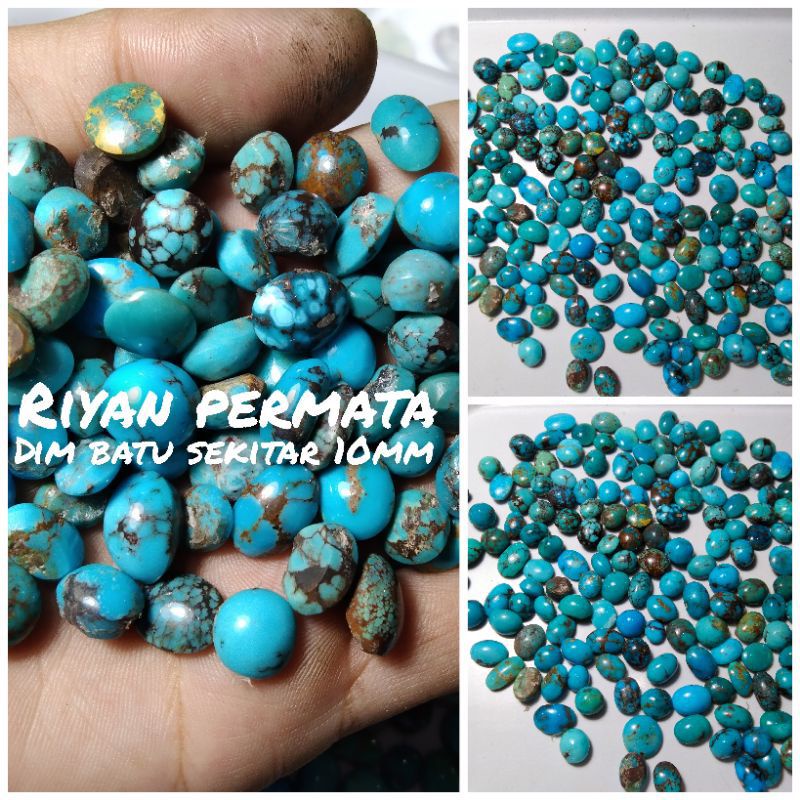 Natural batu pirus persia garansi batu asli 100%