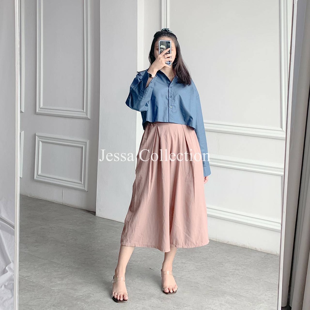 Premium Maroco Crop Longsleeve TH 372 COTTON