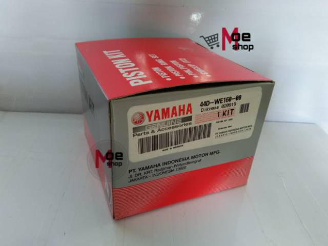 RING PEN SEHER PISTON KIT SEHER SET XEON ASLI ORIGINAL YAMAHA 44D-WE160-00 Ori Orisinil