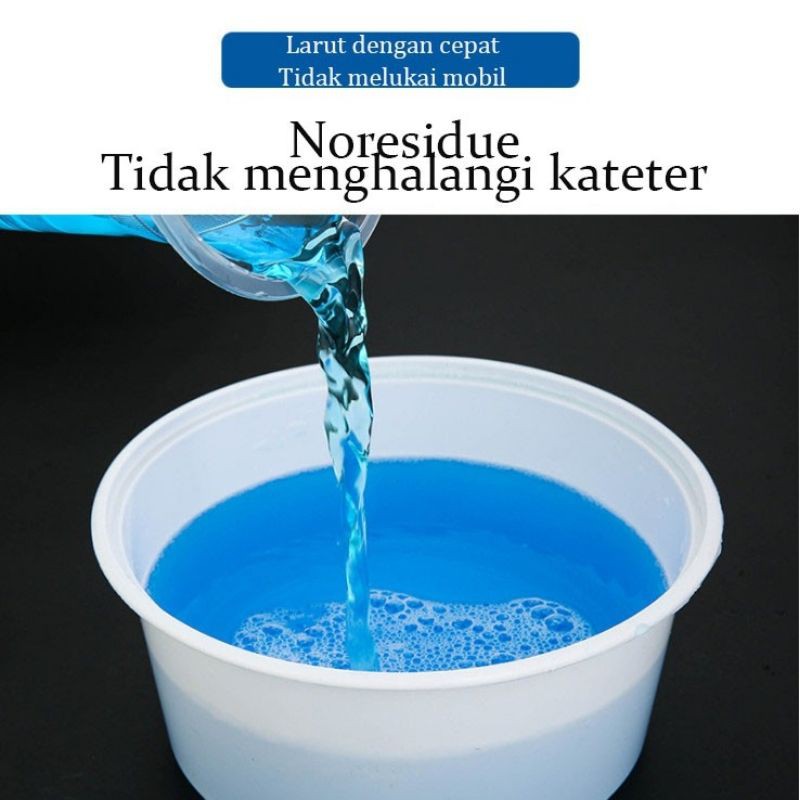 Obat Anti Bakteri Wiper Mobil Toilet Rumah Glass Cleaner 1 Tablet untuk 1 Tabung