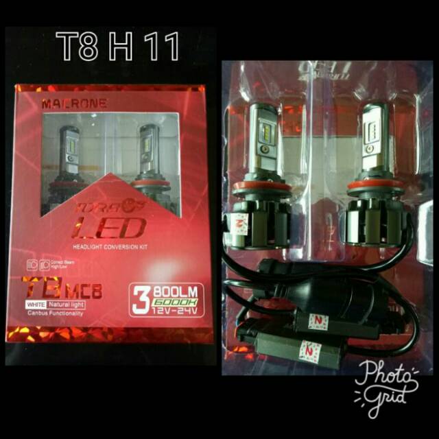 Lampu turbo led T8 H11 macrone