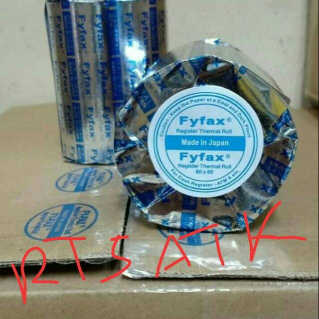

Kertas register thermal roll fyfax size 80x65
