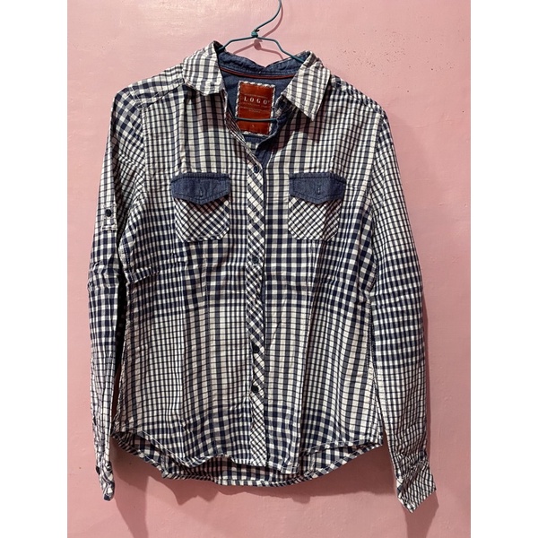 Kemeja Logo Jeans (preloved)