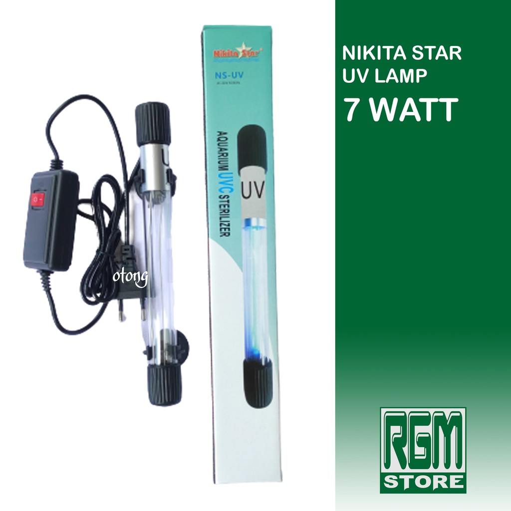 NIKITA STAR Lampu UV Lamp NS 7 watt 7w aquarium aquascape