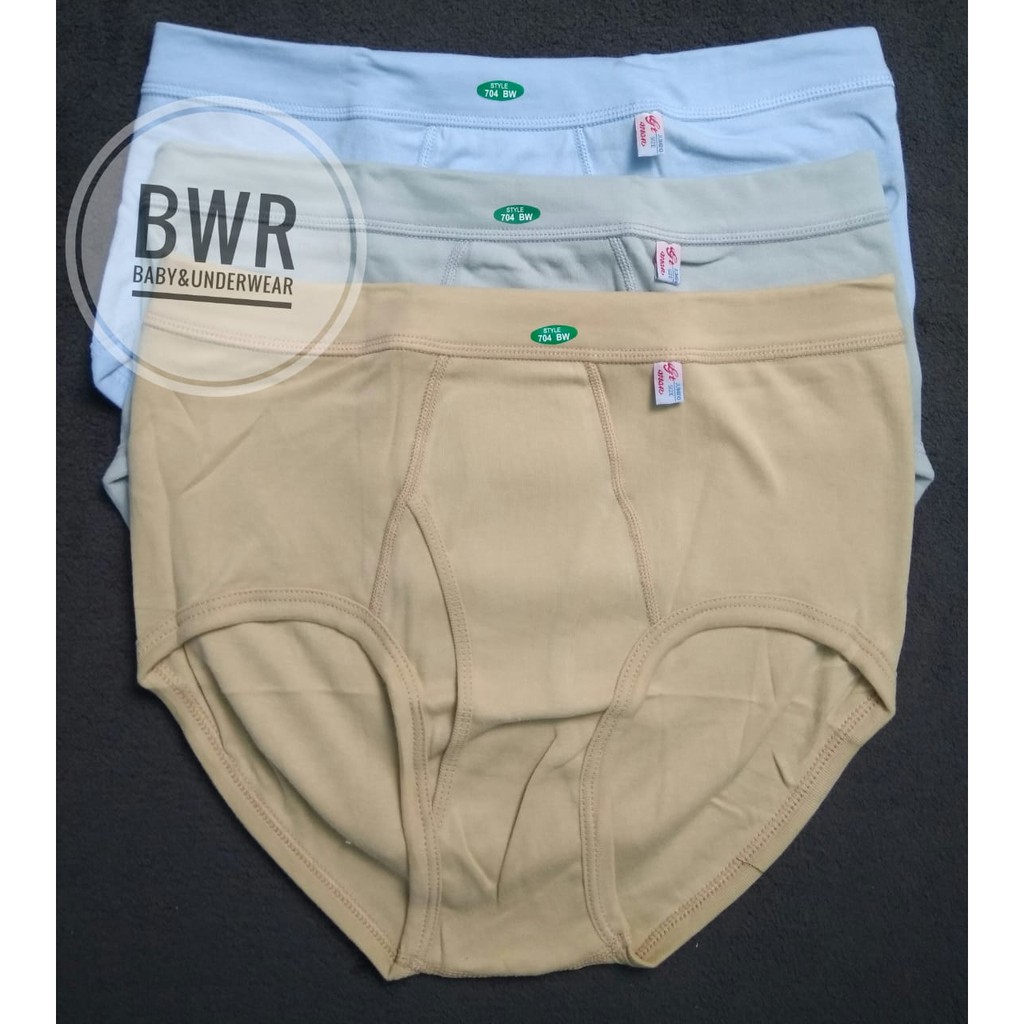 704 BW JUMBO | Celana dalam pria jumbo CD big size | Celana lebar | gt man jumbo - Bwr