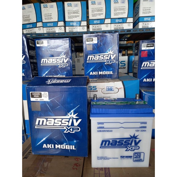 Aki mobil suzuki carry futura massiv xpns40 basah