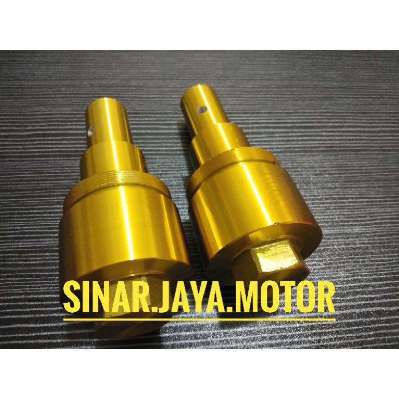 PENINGGI SHOCK DEPAN DTRACKER NEW 150 KLX BF 150 USD 1SET GOLD