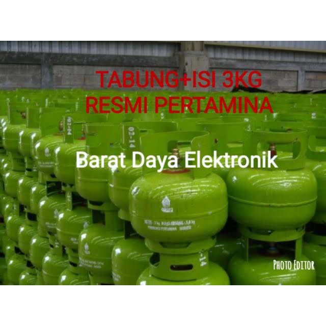 TABUNG GAS LPG 3KG+ ISI RESMI PERTAMINA