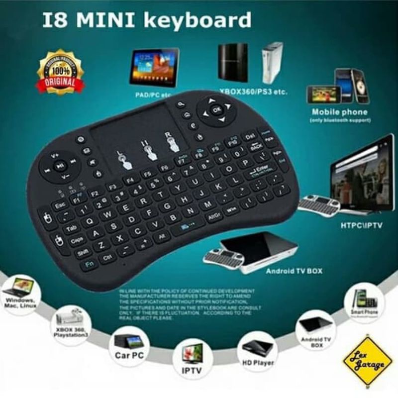 Keyboard Wireless i8 2.4G Handheld Keyboard For PC Android TV BOX