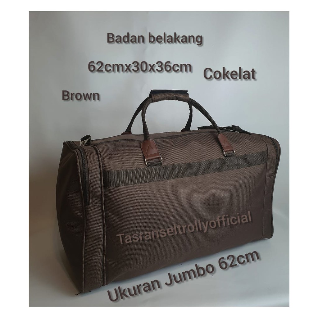 Tas Pakaian Travel Bag Polo Interclub 62cmx30x36cm ukuran Jumbo 100%original