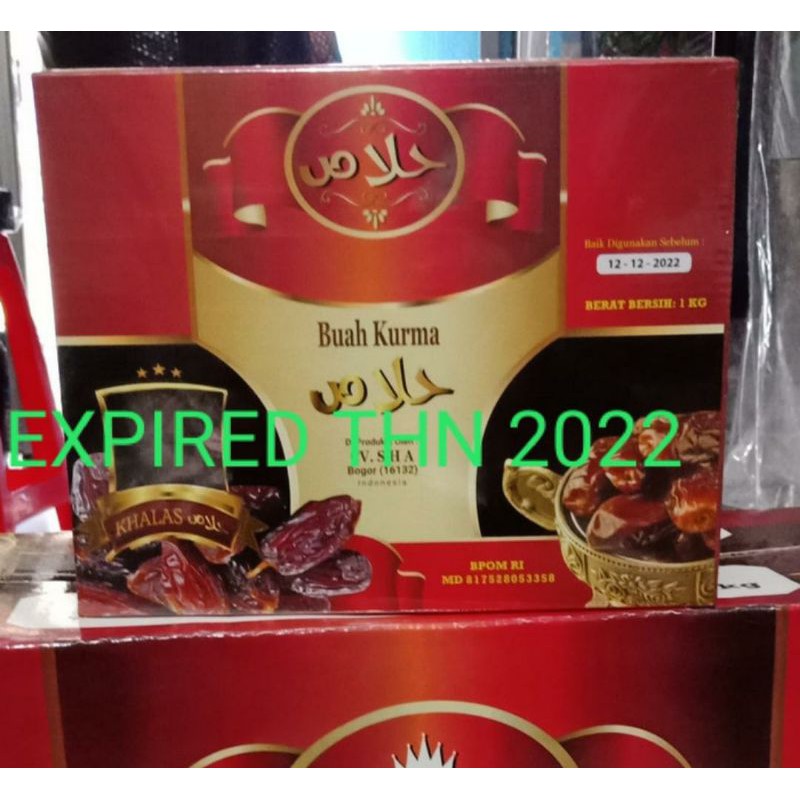 

(KURMA) KHALAS GOLDEN DATE 1 KG