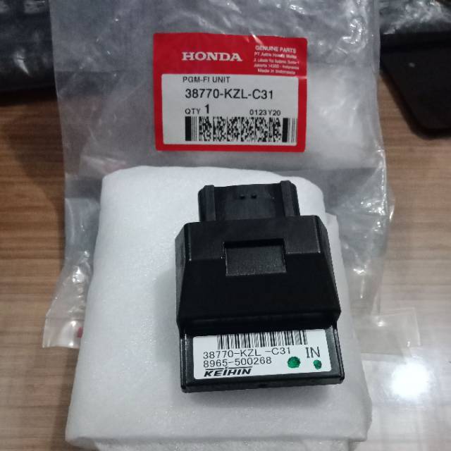 ECU PGM FI UNIT COMP CDI SPACY FI KZL ORI ASLI HONDA AHM 38770-KZL-C31
