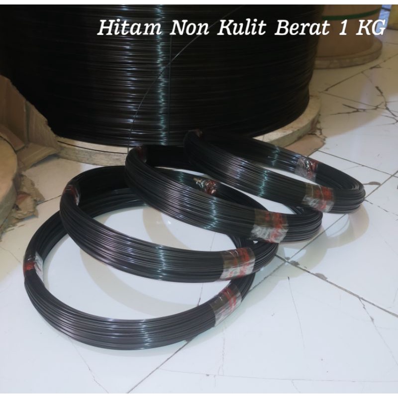 jeruji ruji fiber hitam non kulit berat 1KG