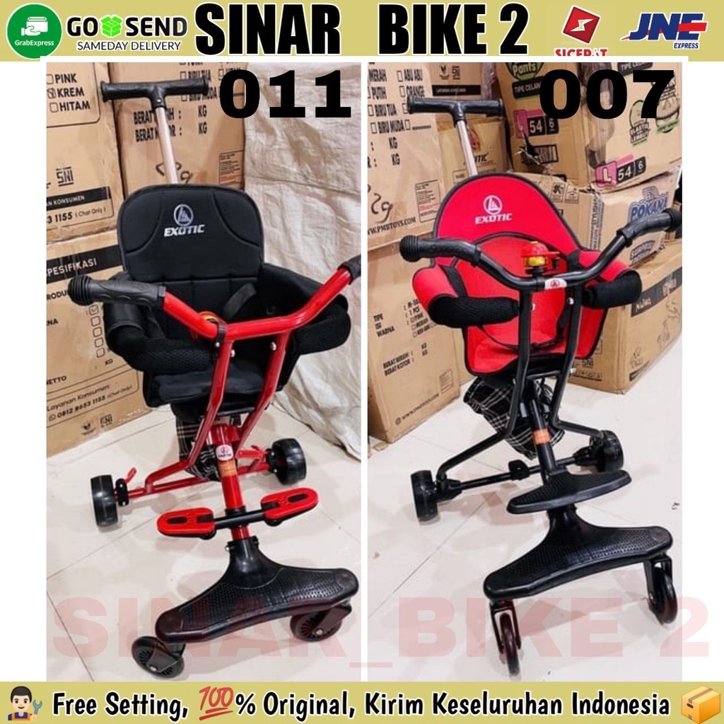 Magic Stroller Exotic LW-011 &amp; EXOTIC ET LW-007  Micro Trike Dorong Anak Bayi