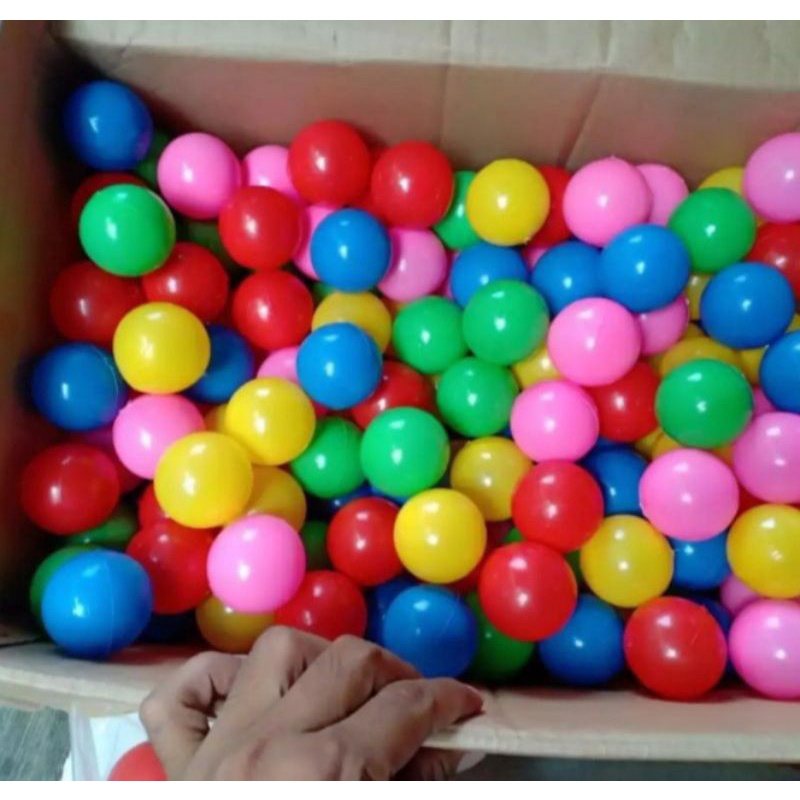 Mainan Anak Bola Warna Warni- Mandi Bola- Bola Plastik Kecil Warna Warni Murah