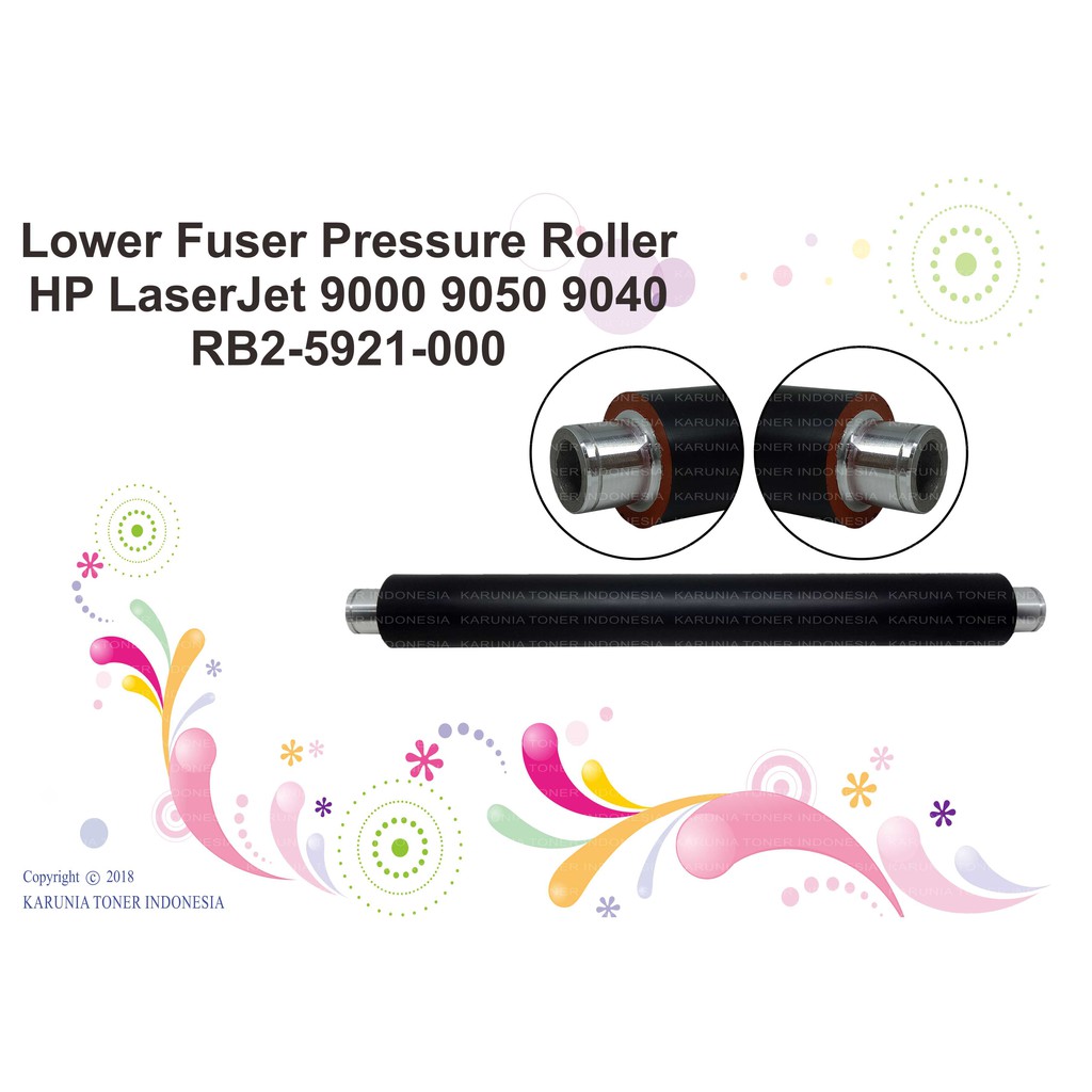 Lower Fuser Pressure Roller HP LaserJet 9000 9050 9040 RB2-5921-000