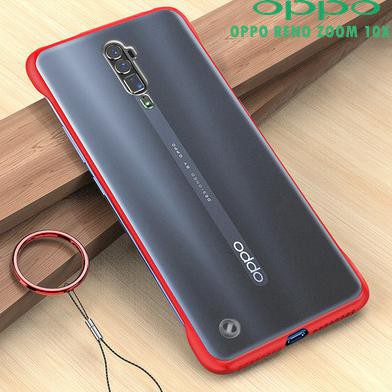 KoRi Casing Oppo Reno Zoom 10 X 6.6 Borderless Case Frameless Hitam